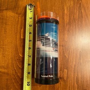 Never Used Carnival Cruise, Pride, Travel Tumbler!